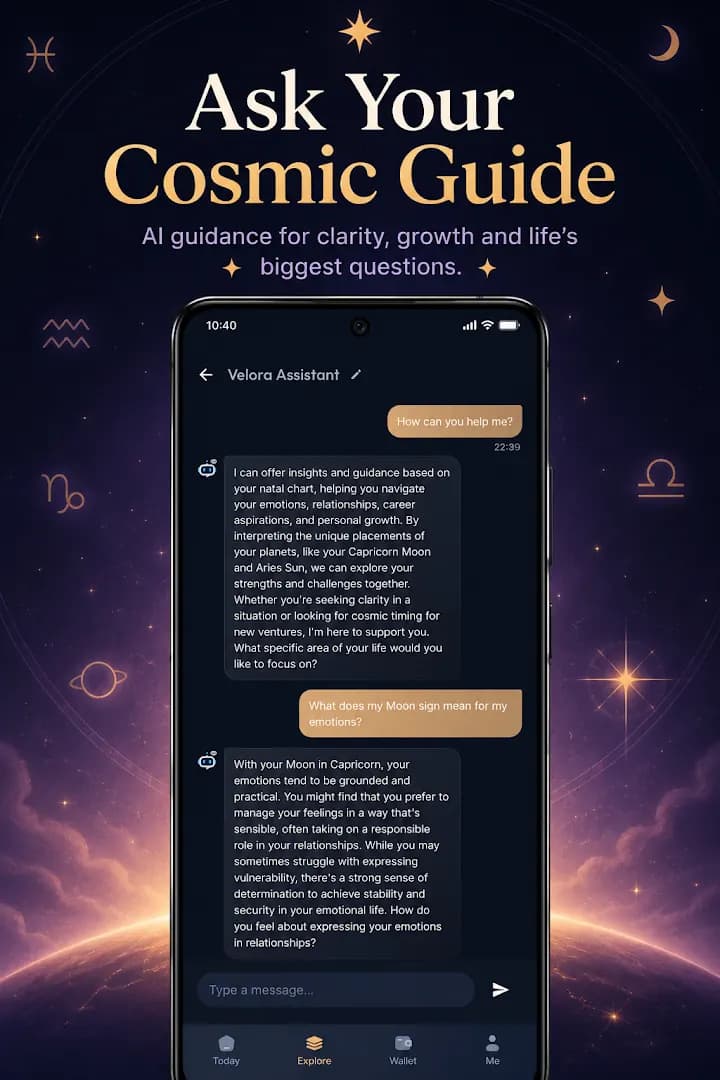 Velora: AI Tarot & Horoscope, ảnh chụp trong ứng dụng 2