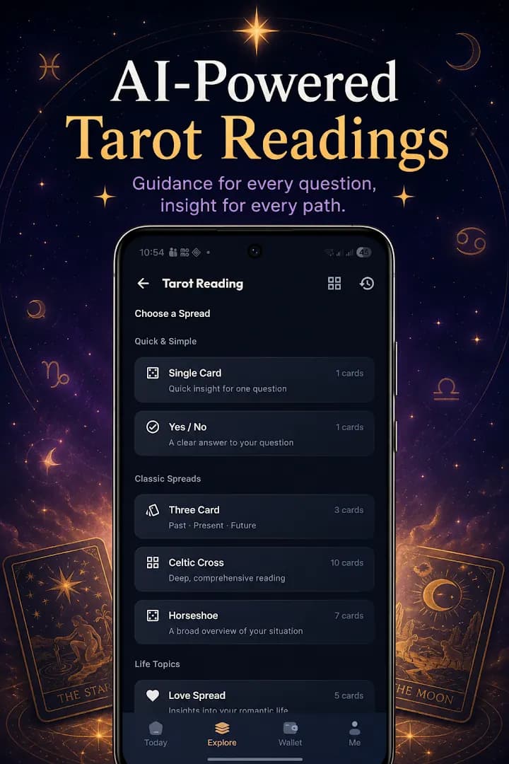 Velora: AI Tarot & Horoscope, ảnh chụp trong ứng dụng 3